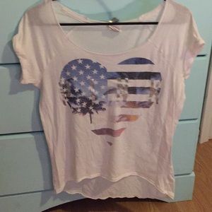 A women’s small crop top